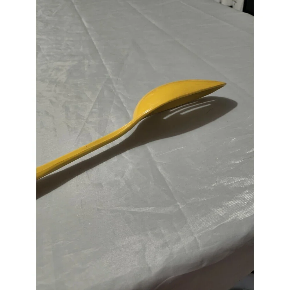 VTG Foley Yellow Nylon Plastic Slotted Spoon 11